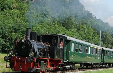 historische dampflokomotive mieten